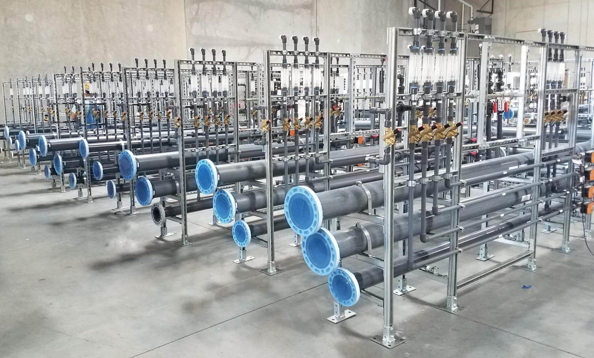 Pipes ready for installation